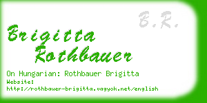 brigitta rothbauer business card